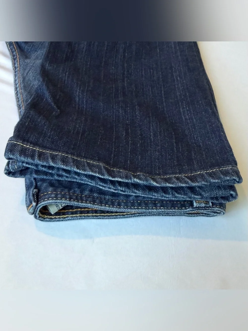 GAP Womens Jeans Y2K Original Bootcut Dark Wash Stretch Denim 32” Inseam 8 LONG